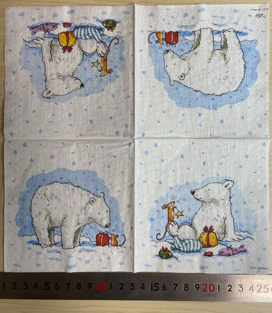 アニタ柄ペーパーナプキン（カクテル＆ポケットサイズ）