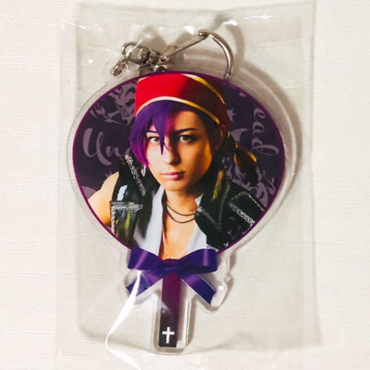 新品★あんステ★DR【UNDEAD】タワレコカフェ★ミニうちわ型キーホルダー