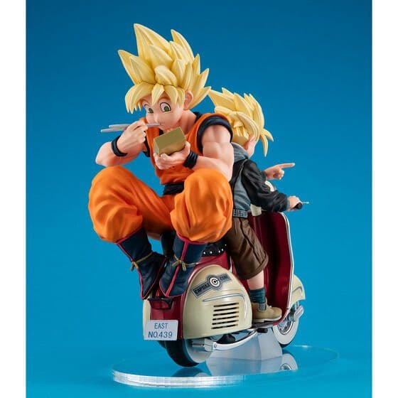 デスクトップリアルマッコイEX ドラゴンボールZ孫悟空＆孫悟飯＆バイク