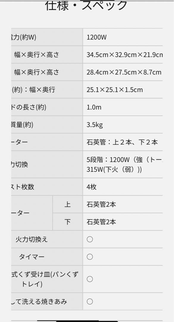 Panasonic NT-T501-W 新品未使用品