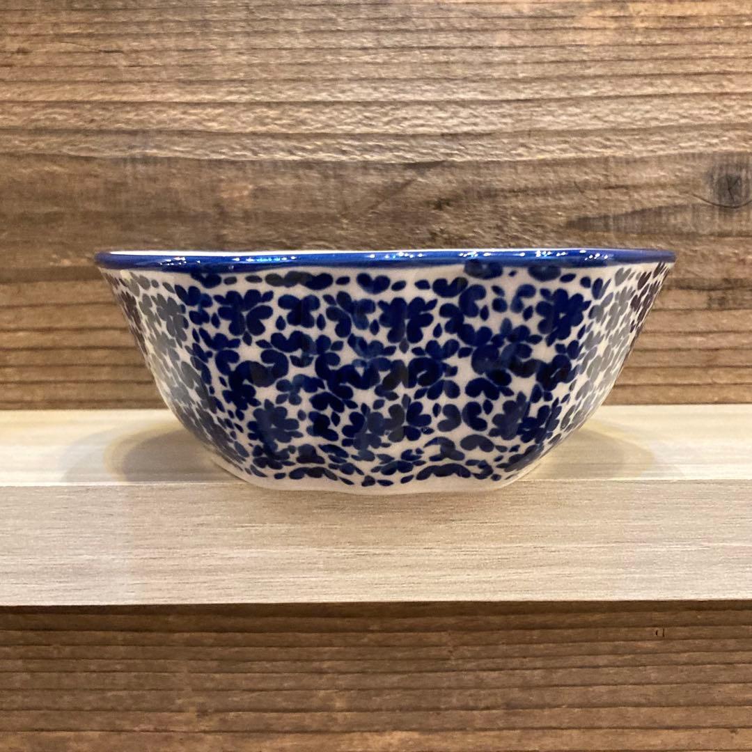 ポーリッシュポタリー＊アップルボウル/フラワーキャット