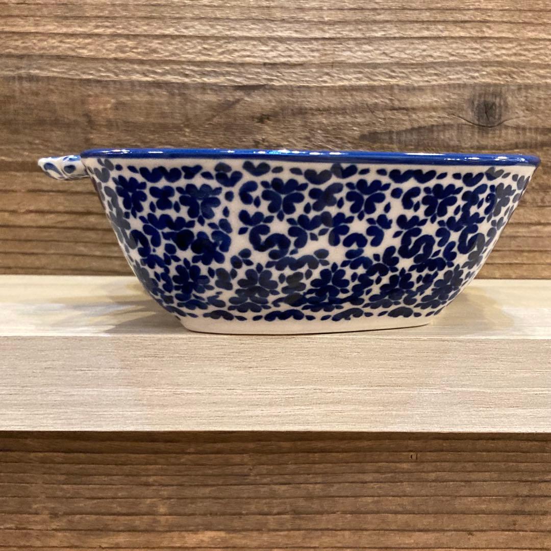 ポーリッシュポタリー＊アップルボウル/フラワーキャット