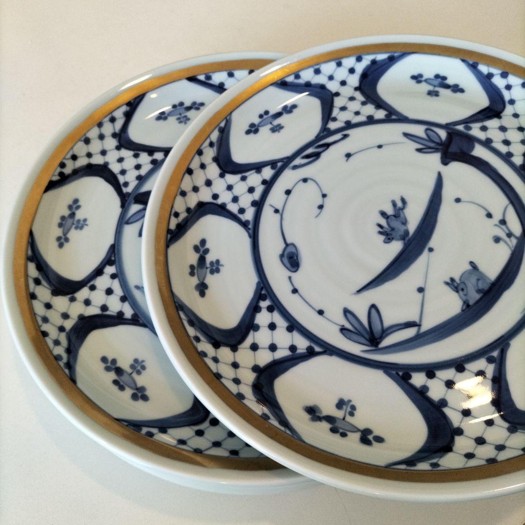 兎柄　大皿10枚セット