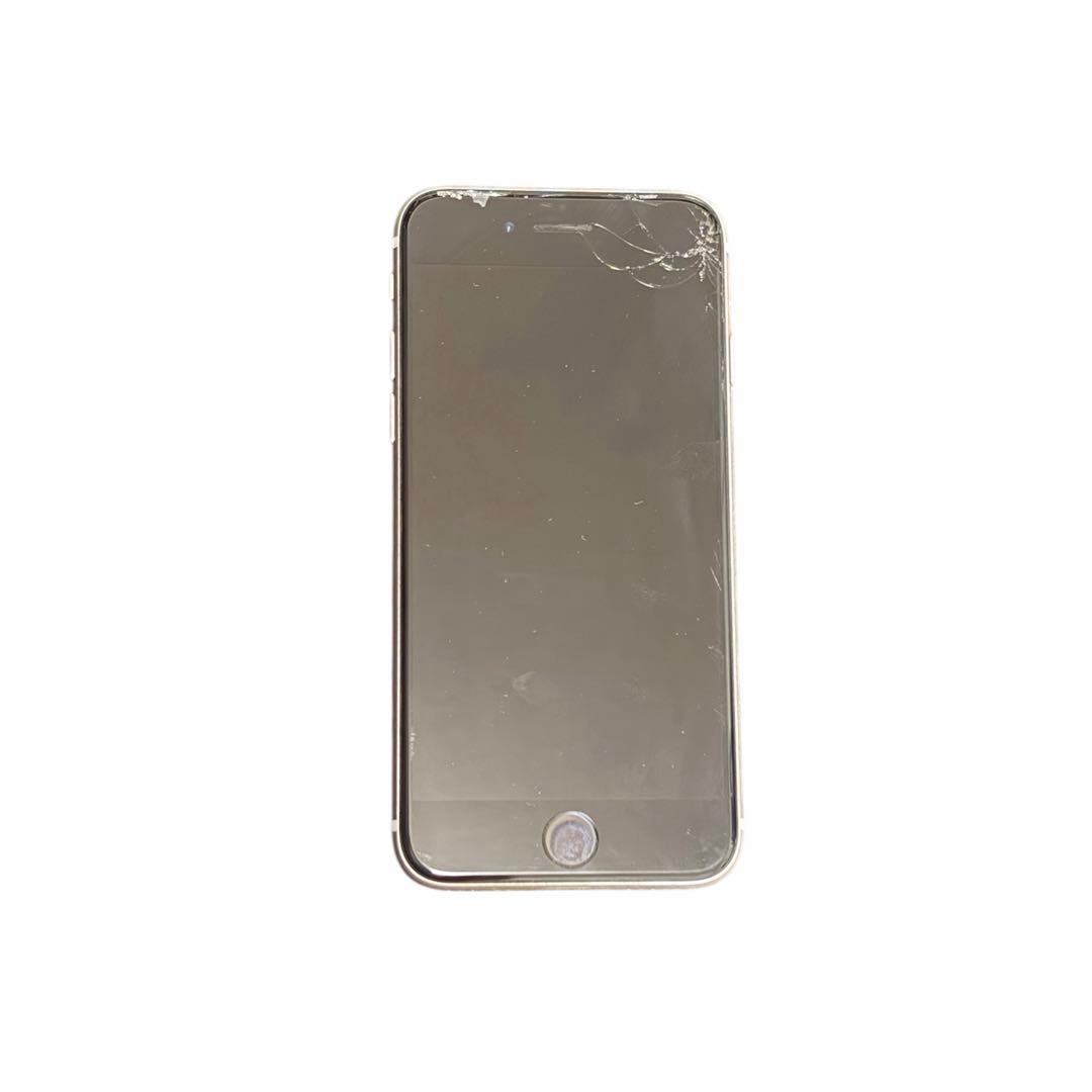 iPhone se 第3世代 ホワイト 64GB 画面割れ
