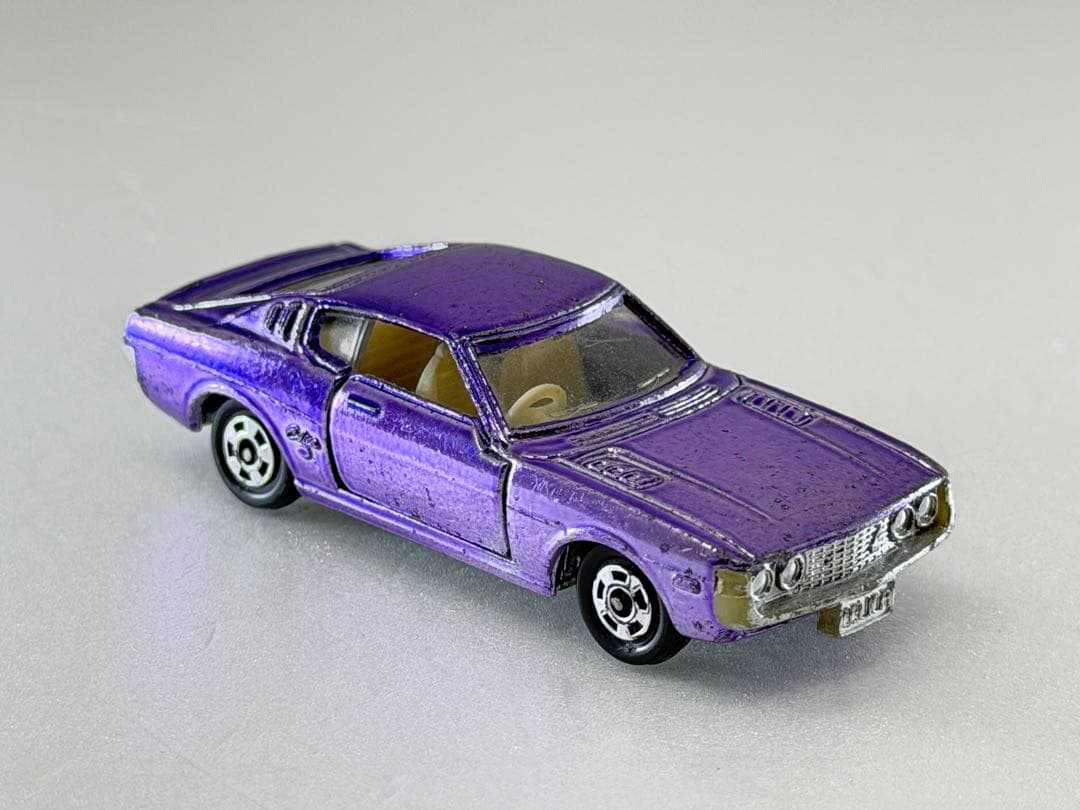 日本製トミカNo.86トヨタ セリカ LB 2000GT パープルメタリック