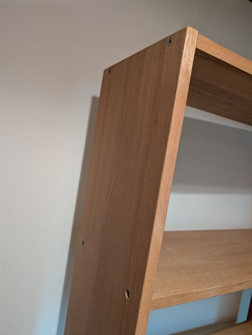 《送料込》無印良品 スタッキングシェルフワイド 5段 オーク 棚収納