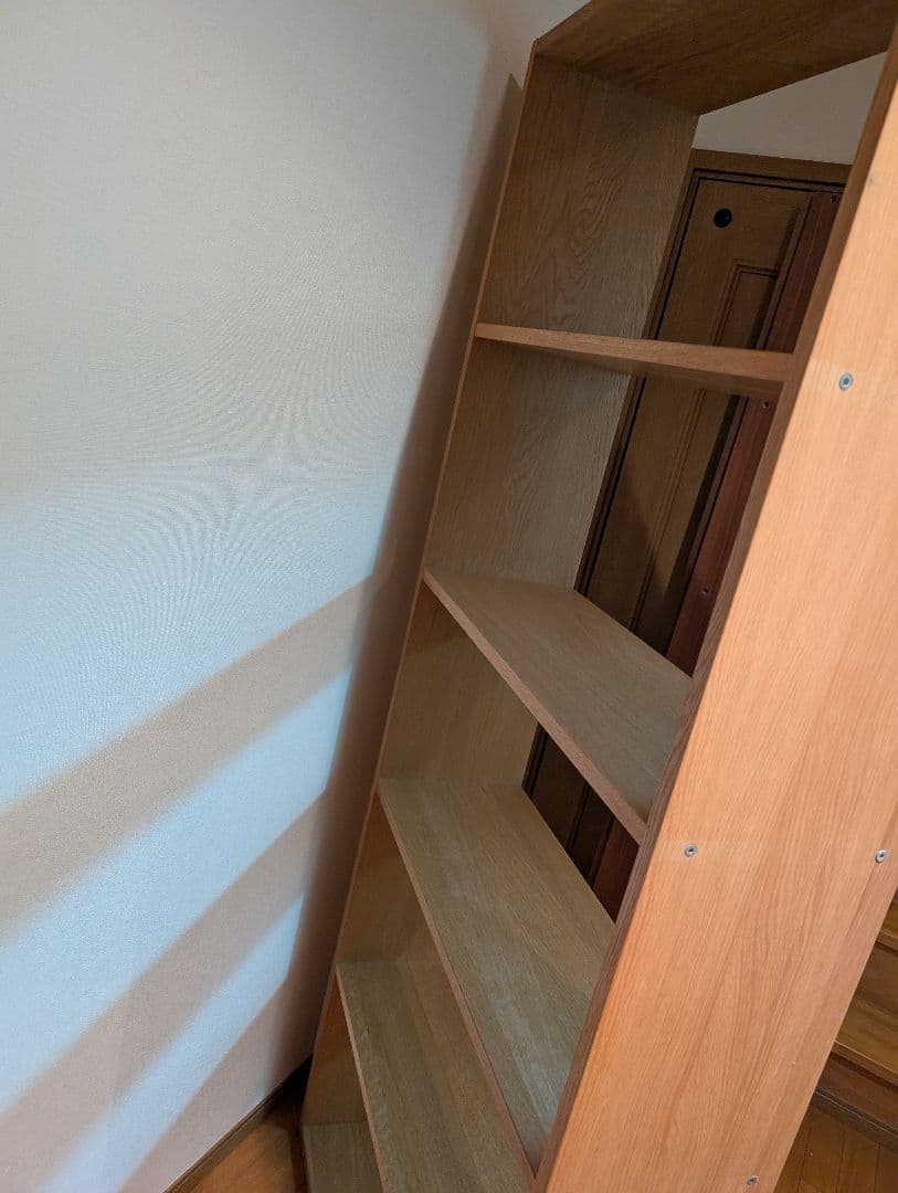 《送料込》無印良品 スタッキングシェルフワイド 5段 オーク 棚収納