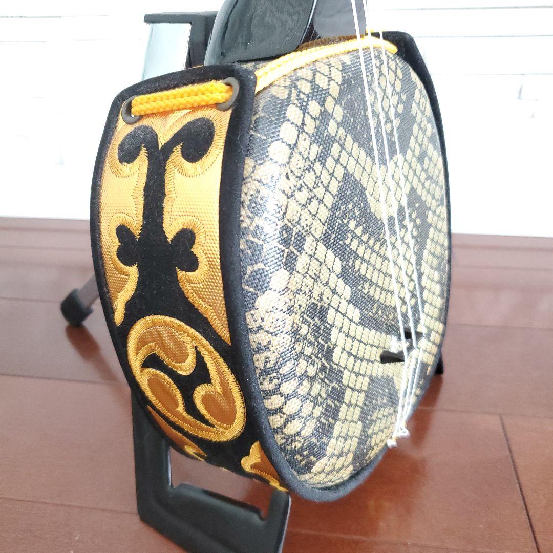 人工皮 三線 セット ケース付き