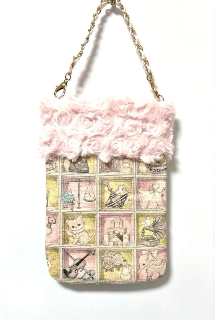 yukiemon ユキエモン ふわもこ♪スマホ猫ミニバッグ TOYナイトボックス