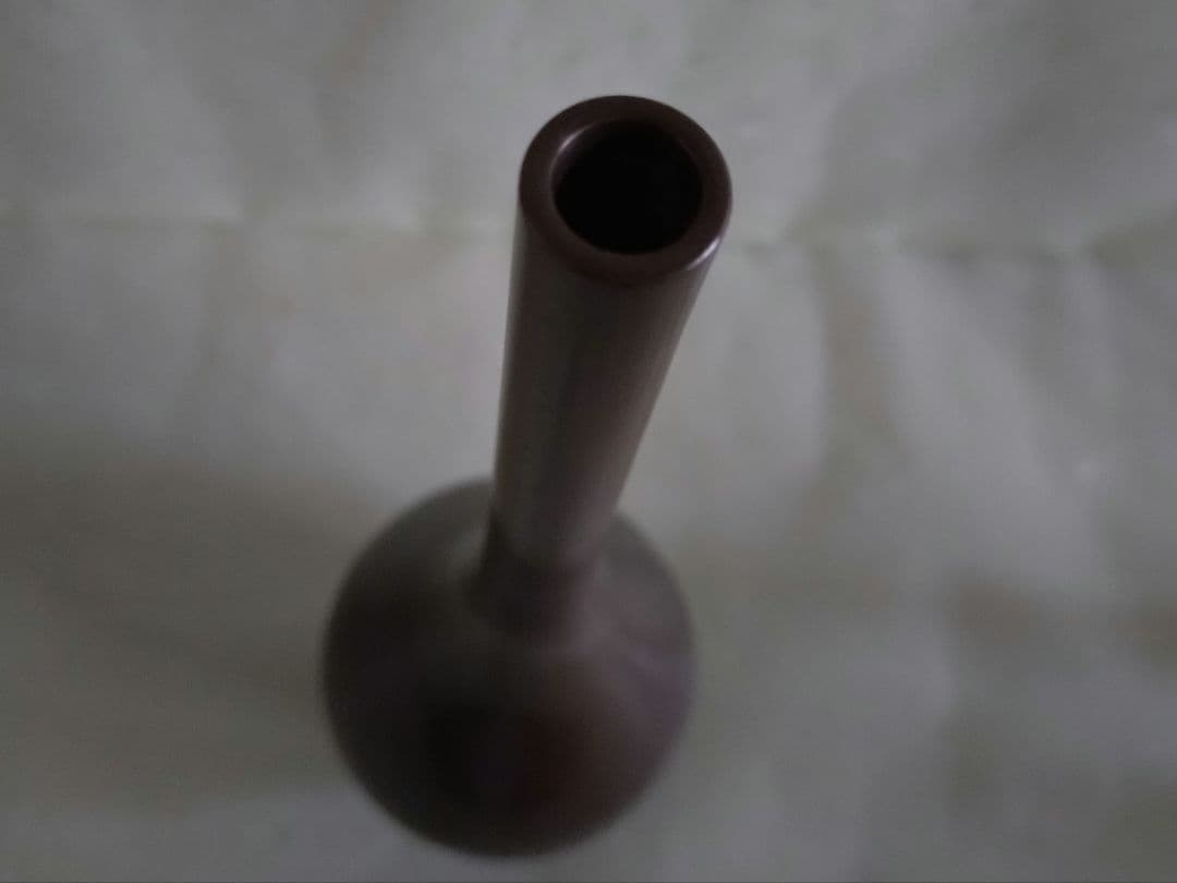 9 砂張一輪生　花入　茶道具