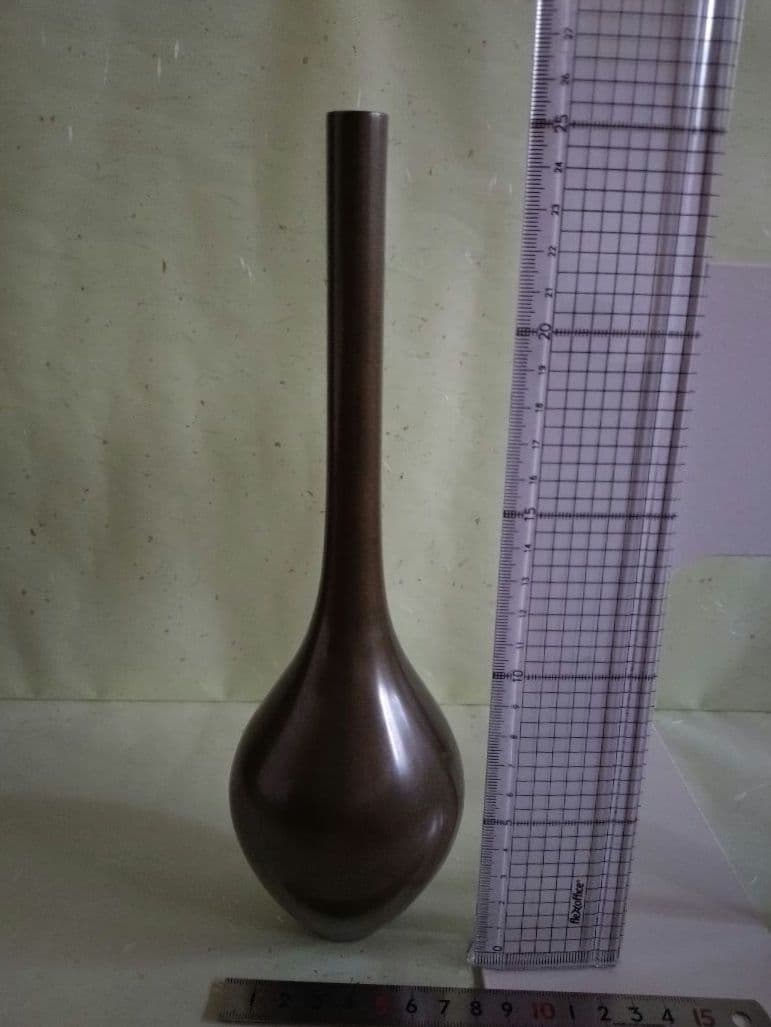 9 砂張一輪生　花入　茶道具