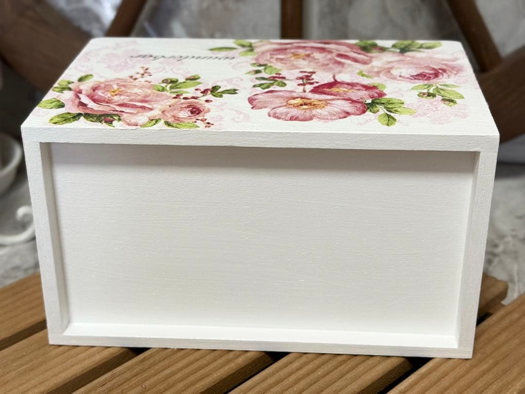 木製引き出しBOX※ キャニスターラック※ キッチンシェルフ※時計※デコパージュ