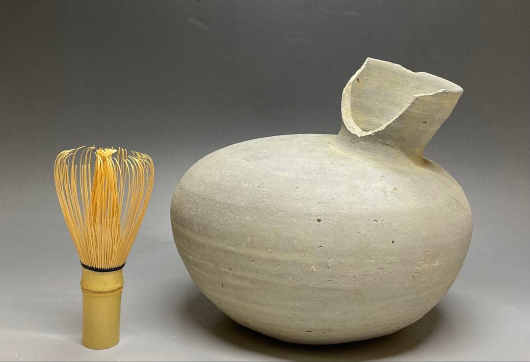須恵器　新羅　土器　平瓶　壺　u5506