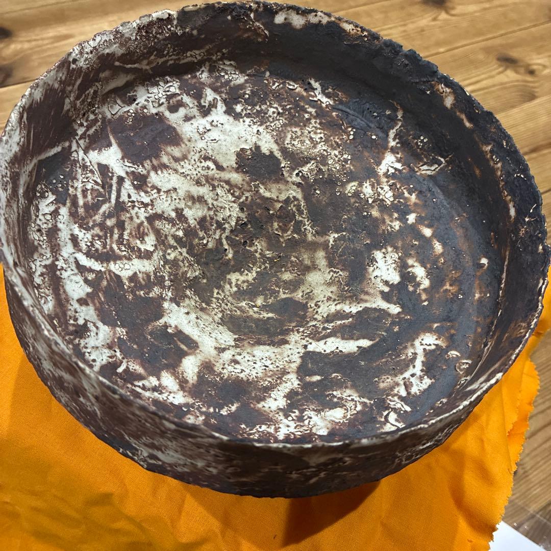 二階堂明弘　氷蘭手花器　鉢