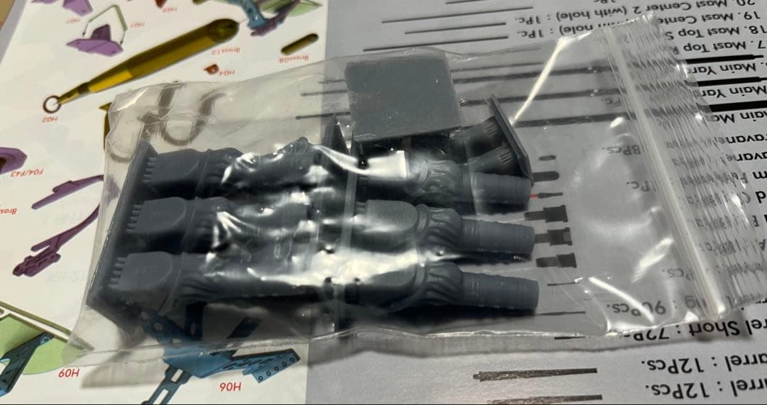 ポントスモデル　1/200 日本海軍戦艦大和　ディテールアップセット