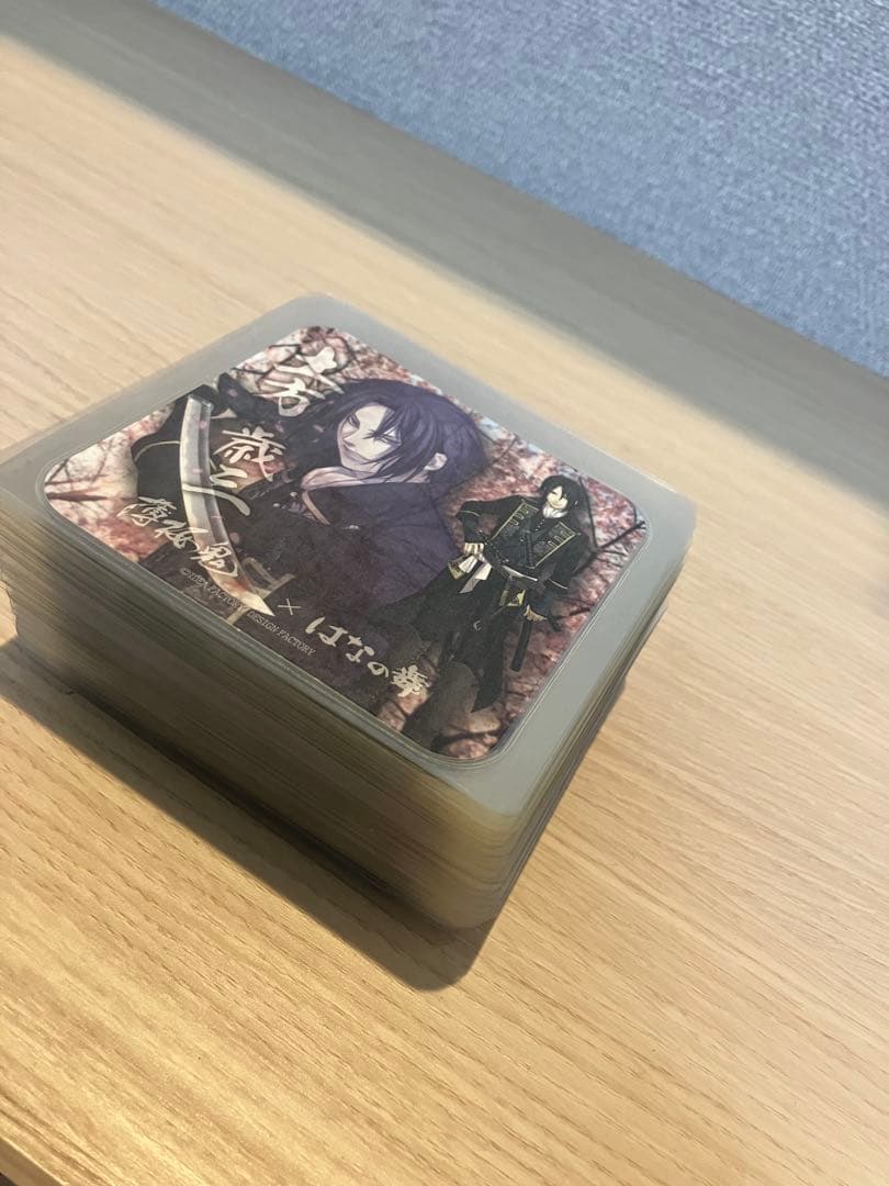 薄桜鬼 はなの舞 コースター コンプ 9種類 96枚セット⚠️ラミネート加工