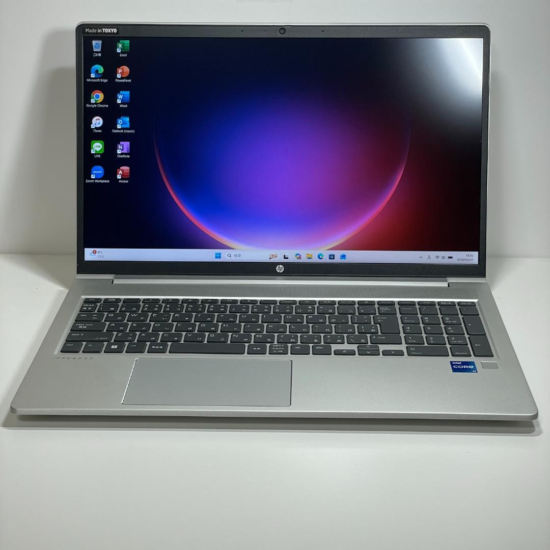 第12世代 i7 HP ProBook 450G9 ノートPC 薄型 16GB