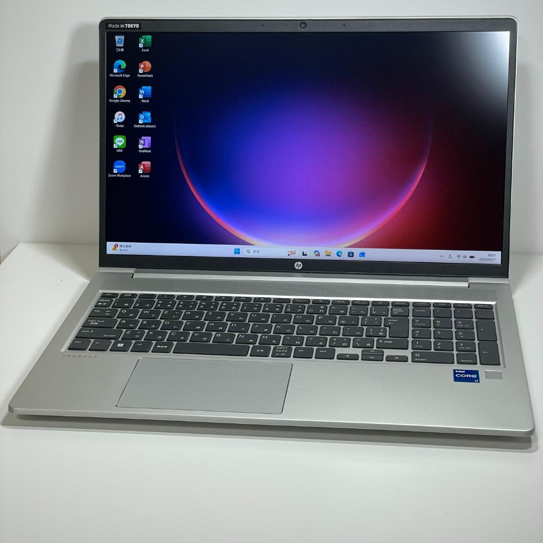 第12世代 i7 HP ProBook 450G9 ノートPC 薄型 16GB