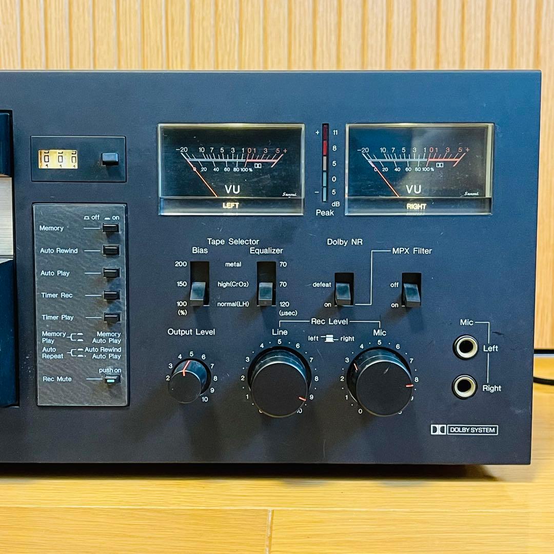 【希少】SANSUI サンスイ SC-77 ステレオカセットデッキ ジャンク扱い