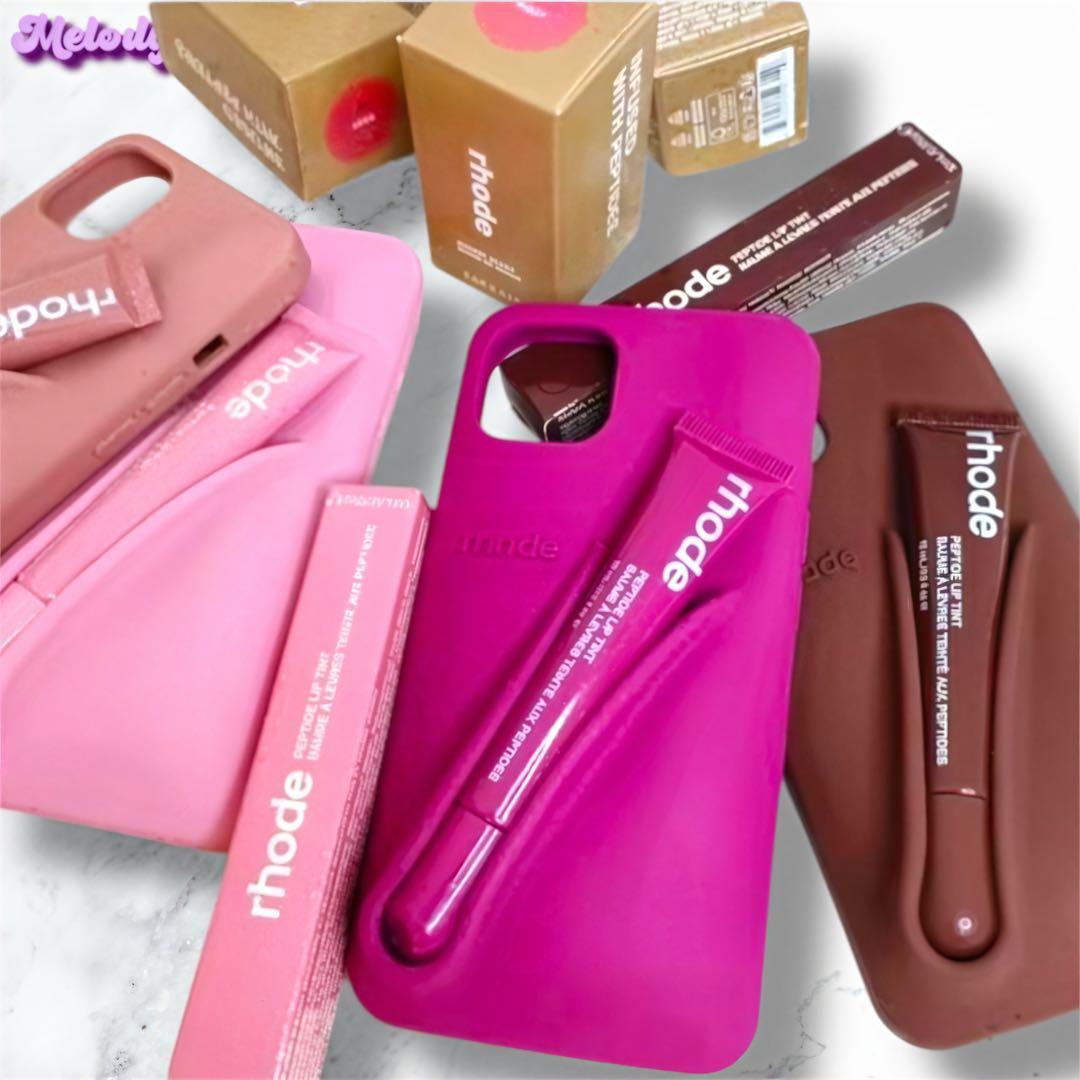 rhode Rose iPhoneケース グロスセット ローズ 大人気♪