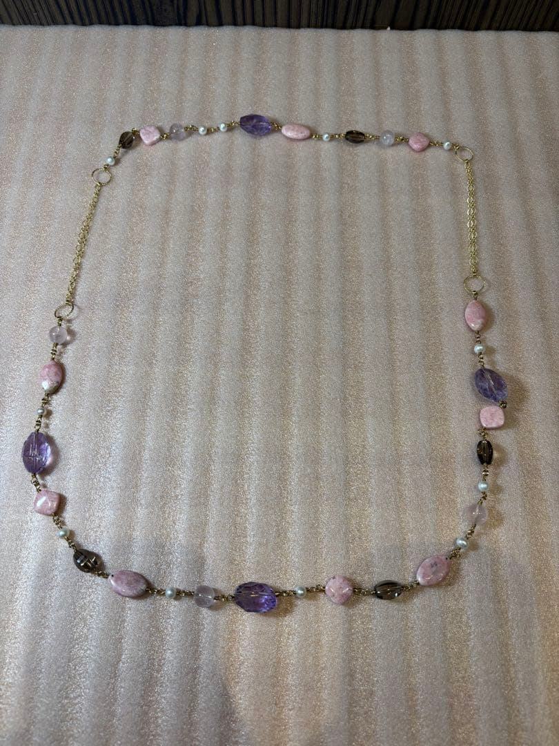 ハンドメイド ネックレス ブレスレット　パワーストーン