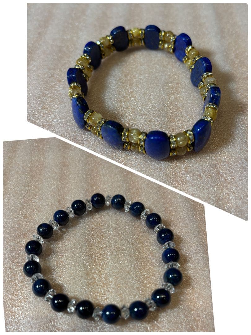 ハンドメイド ネックレス ブレスレット　パワーストーン