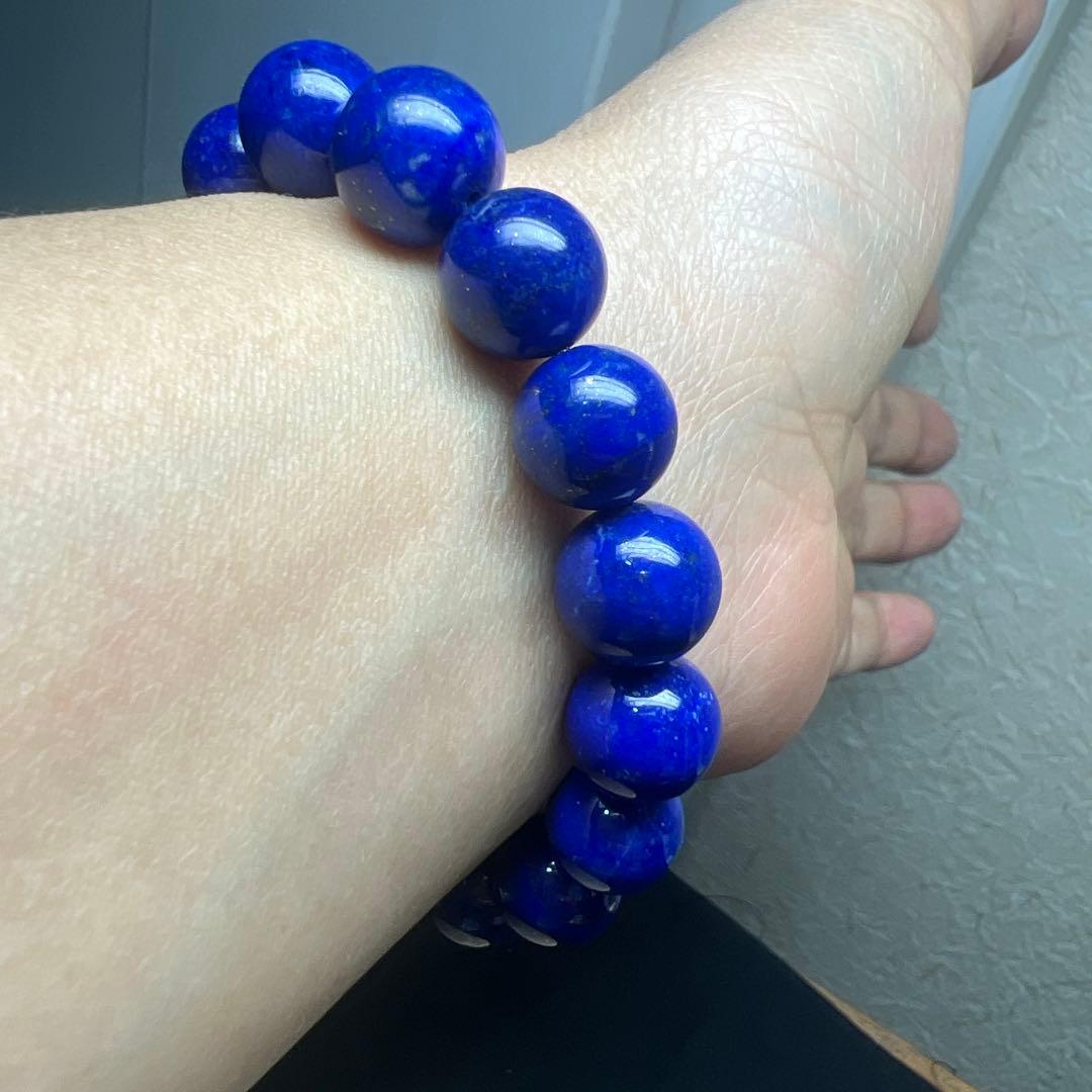 心願成就⭐︎厄払い⭐︎ラピスラズリ ブレスレット　清め塩つき