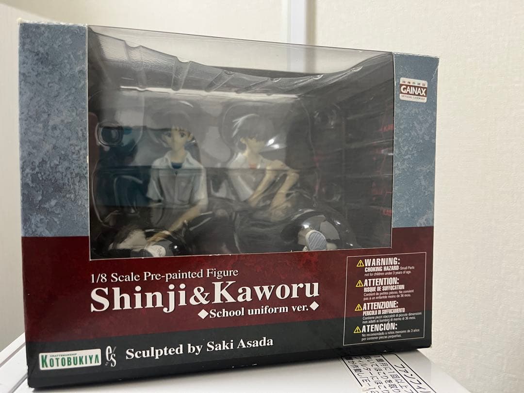 コトブキヤ 新世紀エヴァンゲリオン シンジ&カヲル 制服Ver. 1/8スケール