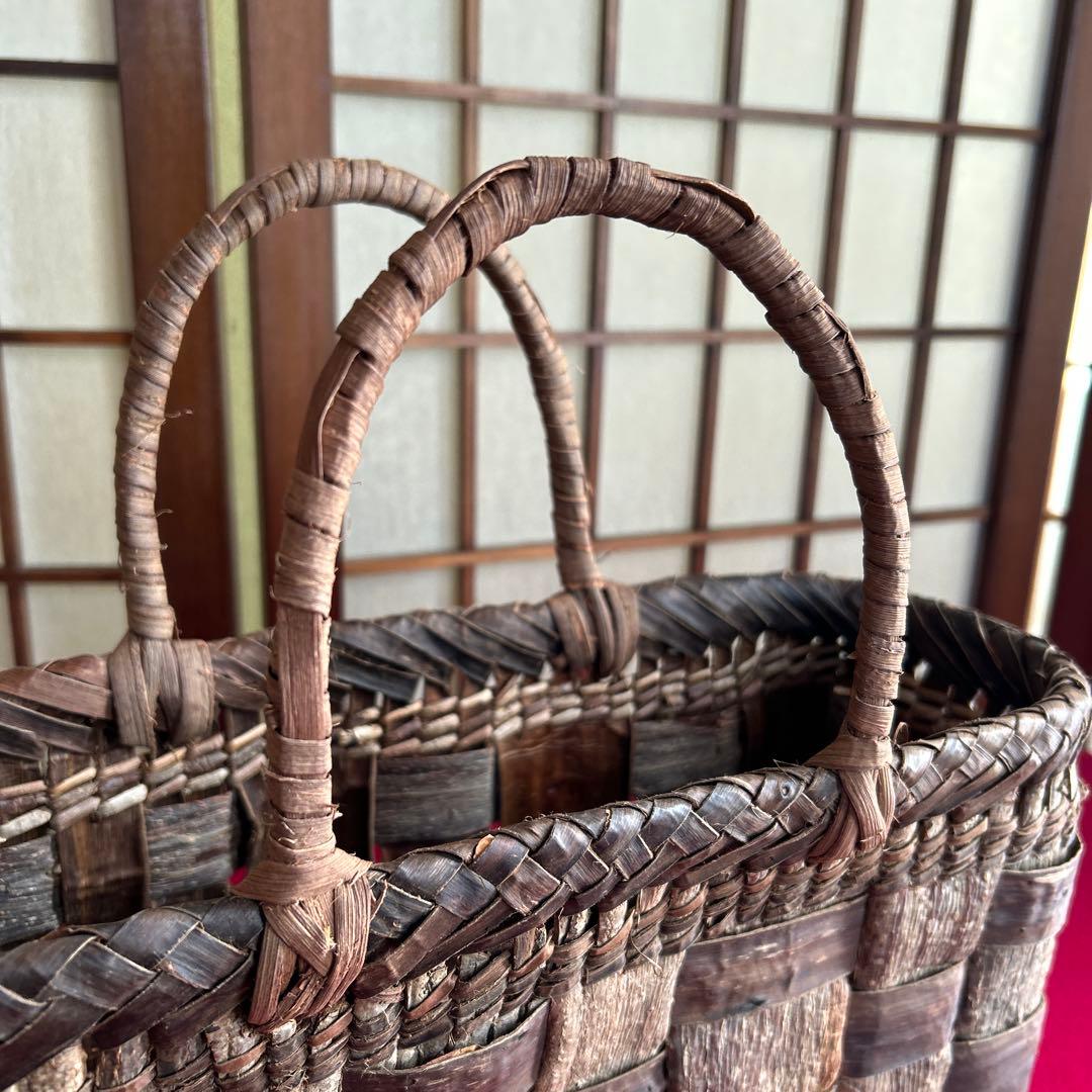 胡桃　籠バッグ【C-44】