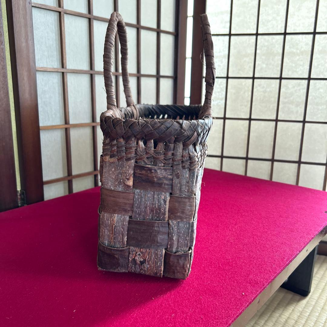 胡桃　籠バッグ【C-44】
