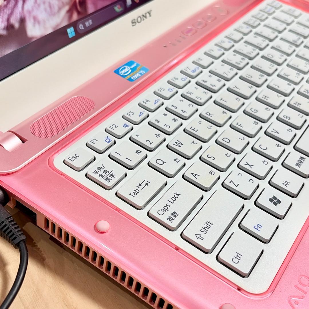 可愛いピンクVAIO✨Core i5/SSD/メモリ8GB/Office
