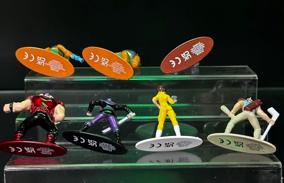 ミュータント タートルズ ナノメタルフィグ　7種/タカラキーホルダー7種＋おまけ