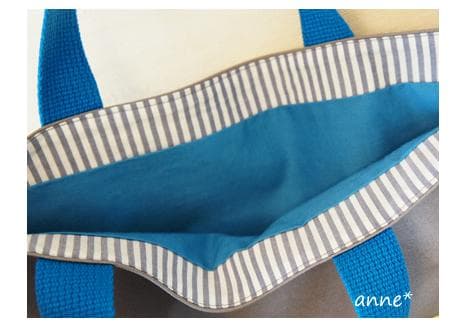 【再販44】グレー帆布＆レモンイエロータグ　レッスンバッグ３点セット