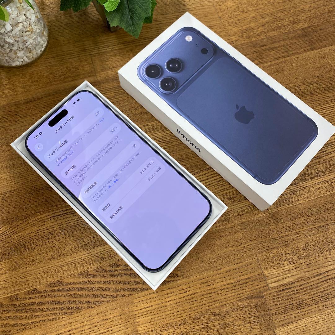iPhone 17ProMax 256GB ブルー国内版SIMフリー送料無料