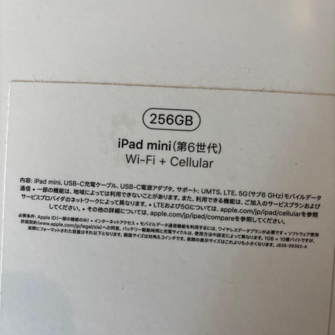 iPad mini 第6 256GB Wifi Cellular &pencil