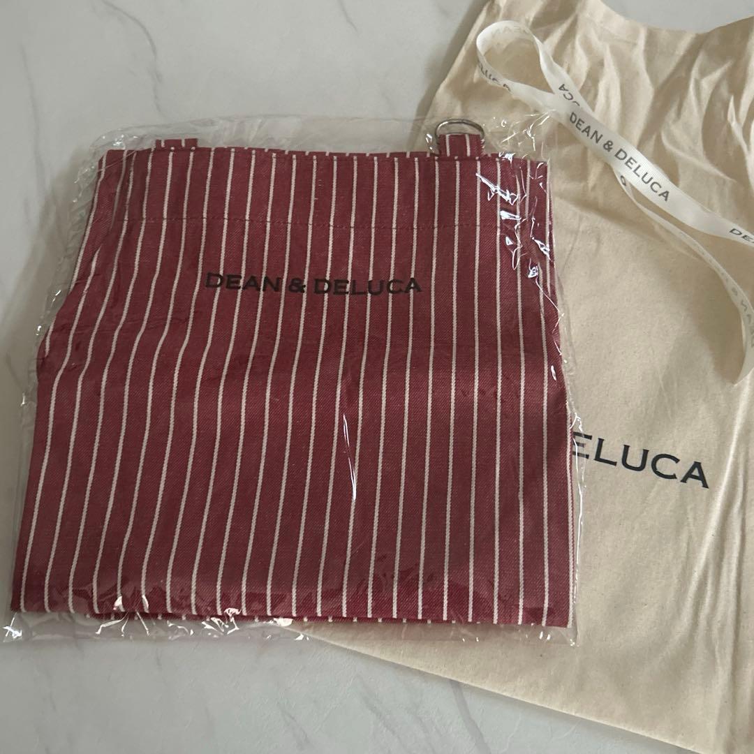 DEAN & DELUCA フルエプロンレッド ストライプ＜季節限定＞完売正規品