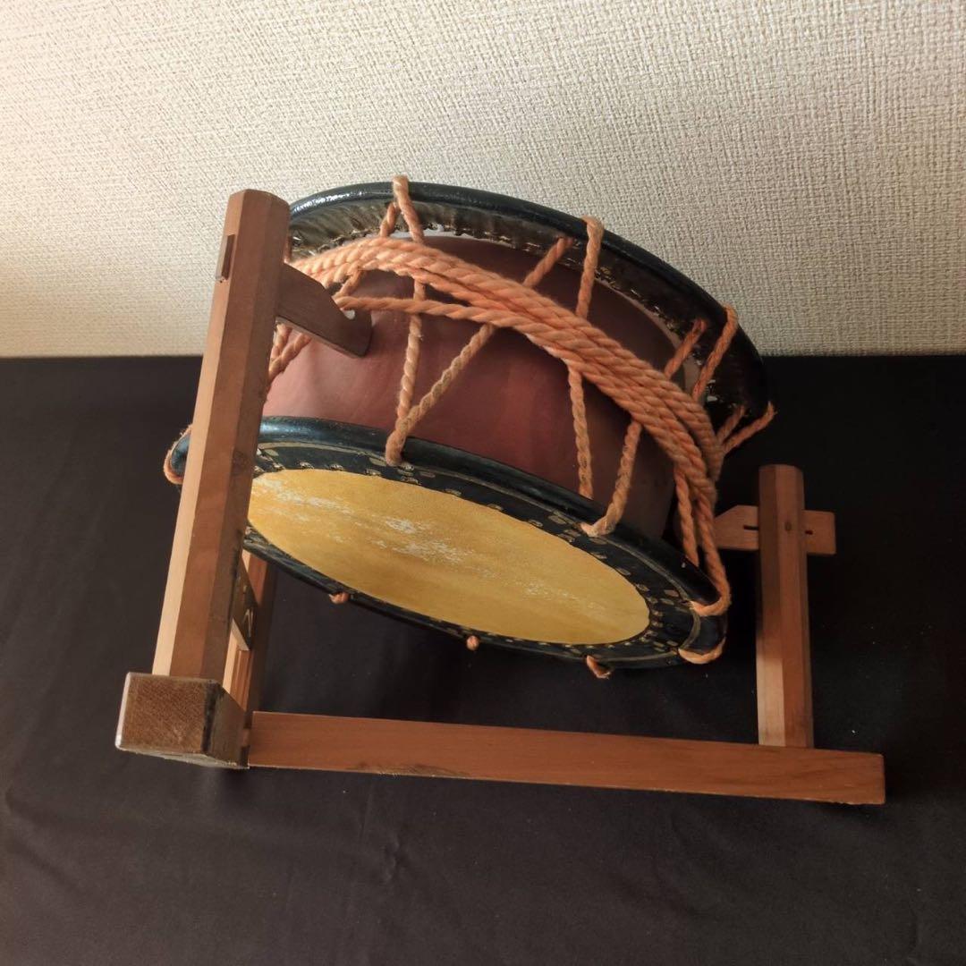 和太鼓 締太鼓 締太鼓台（下方台）付き
