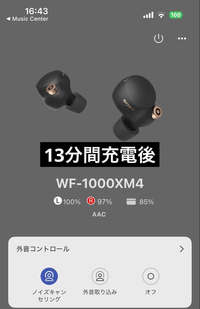 WF-1000XM4 ワイヤレスイヤホン