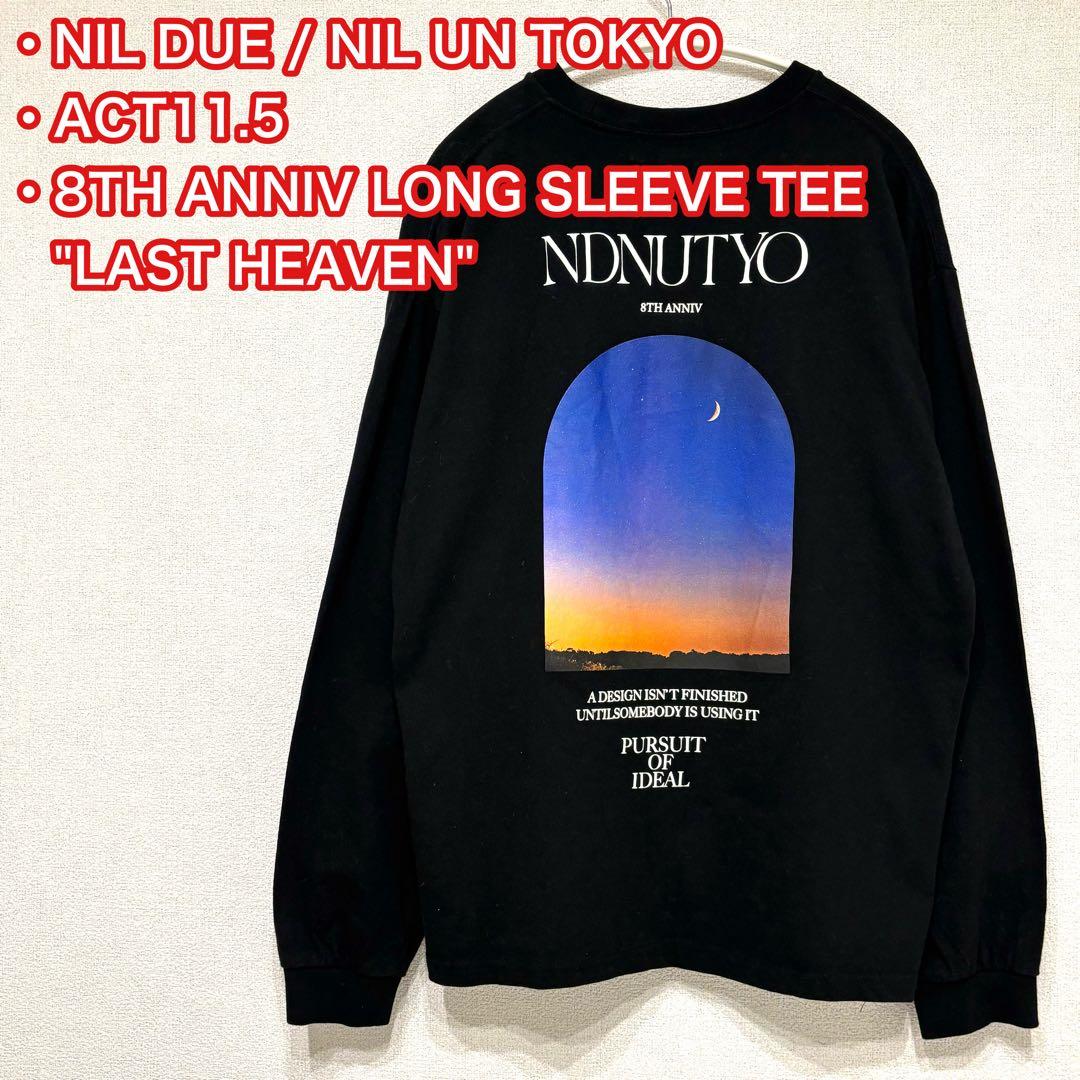 NIL DUE / NIL UN　8 ANNIV LONG SLEEVE TEE