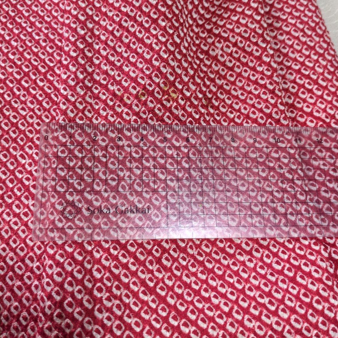 七五三３歳正絹総絞り手縫いの被布(中綿無し）