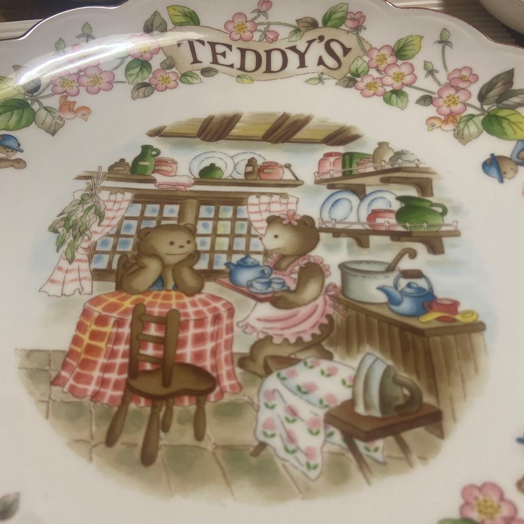 テディベア 食器セット 大皿と小皿５枚　テディーズ
