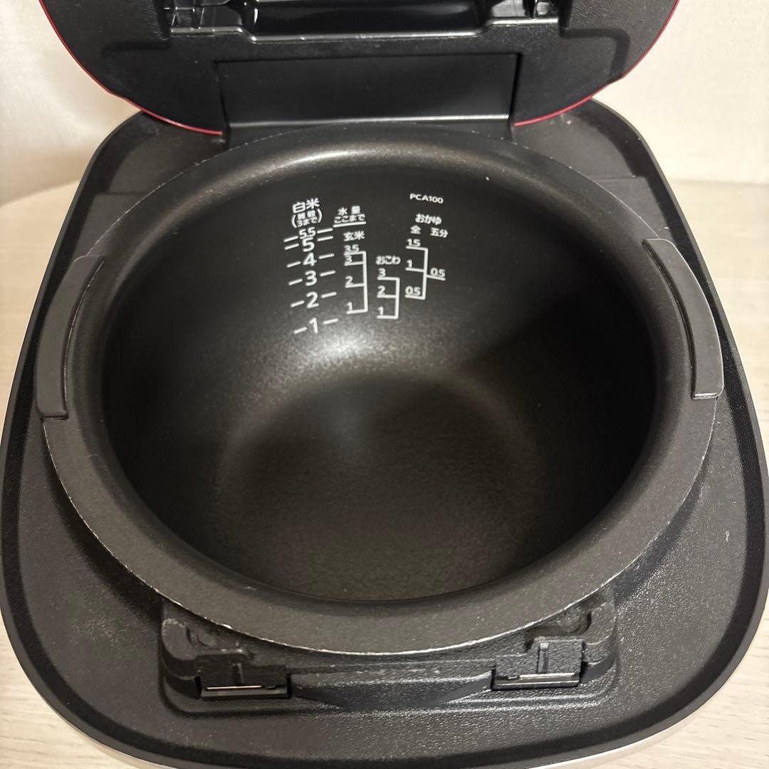 TIGER 圧力IH炊飯ジャー 炊飯器 5.5合 JPC-A 101 レッド