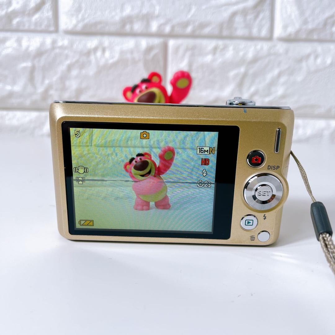 現状 CASIO カシオ EXLIM EX-ZS190 ゴールド デジタルカメラ