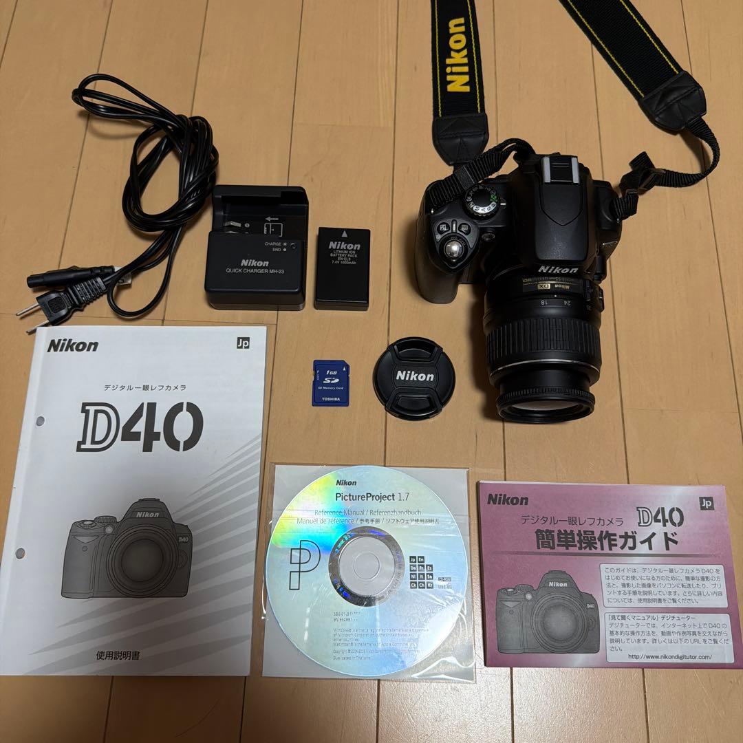 Nikon D40 ニコン デジタル一眼レフカメラ 美品