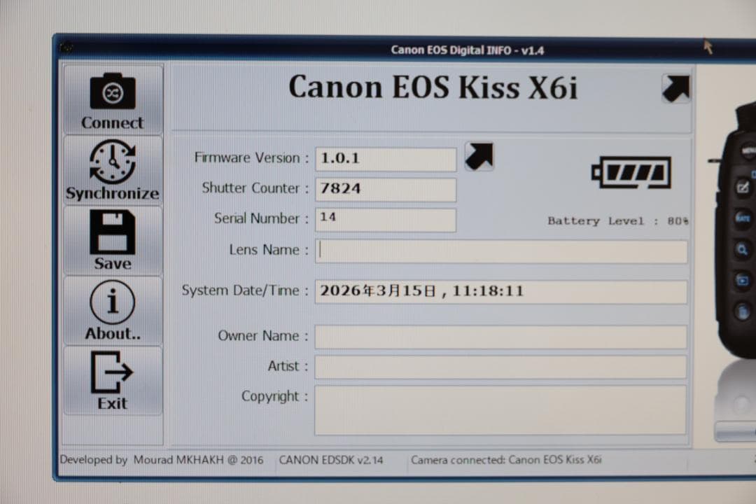Canon EOS Kiss X6i デジタル一眼レフカメラ 本体
