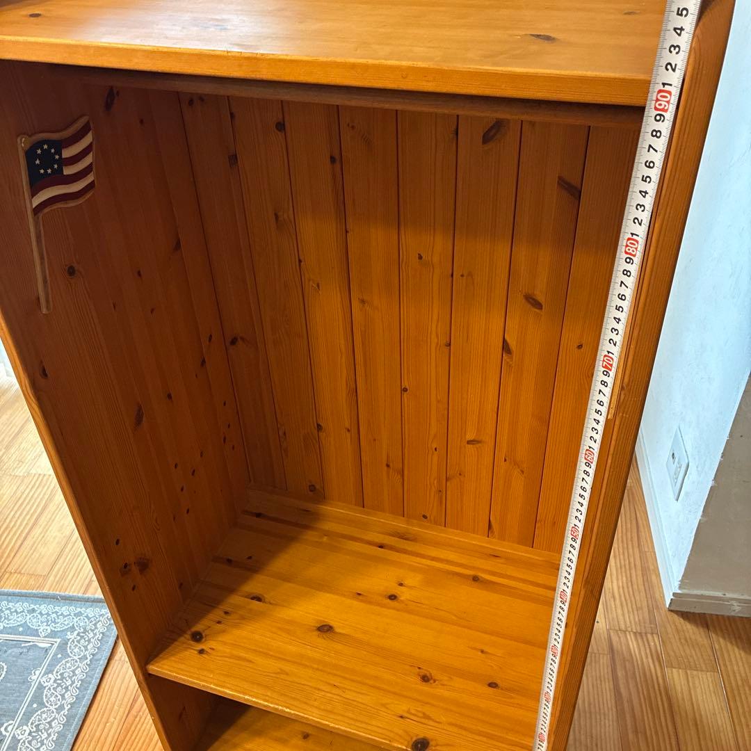 子供ラック アメリカンラック　カントリー調ハンガーラック／オープンクローゼット