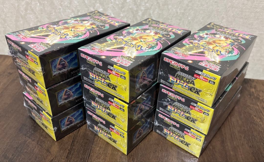 シュリンク付きポケモンカードゲームMEGAドリームex 9BOX
