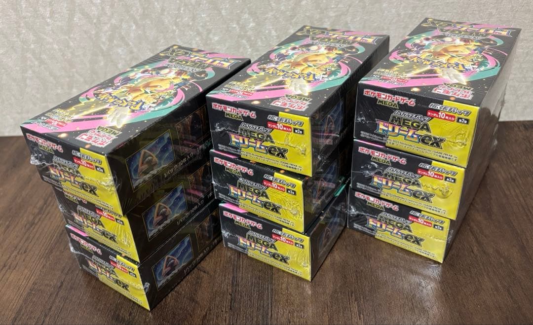シュリンク付きポケモンカードゲームMEGAドリームex 9BOX