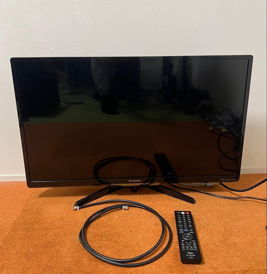 美品 FUNAI フナイ ハードディスク内蔵！裏番組録画 液晶テレビ 32V型