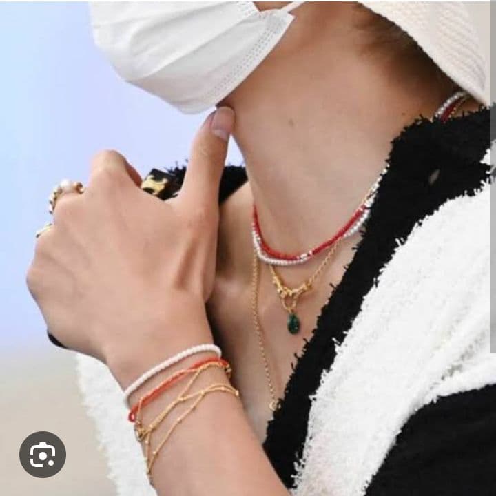 【たまゆみん】【N518】新マラカイト ネックレス ハンドメイド テテ